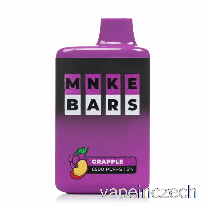 Mnke Bars 6500 Jednorázové Grapple Vape Pero